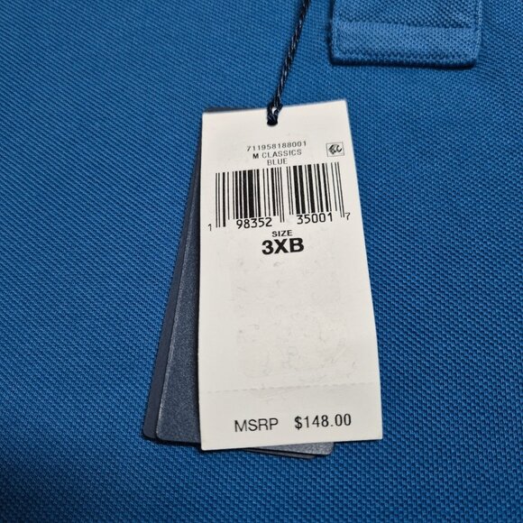 Polo Ralph Lauren Men's Polo Shirt Size 3XB Blue Classics Short Sleeve (61) - Picture 6 of 8